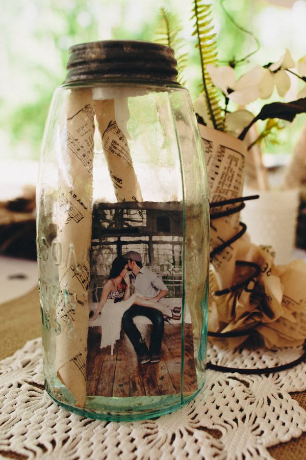 centros de mesa sin flores